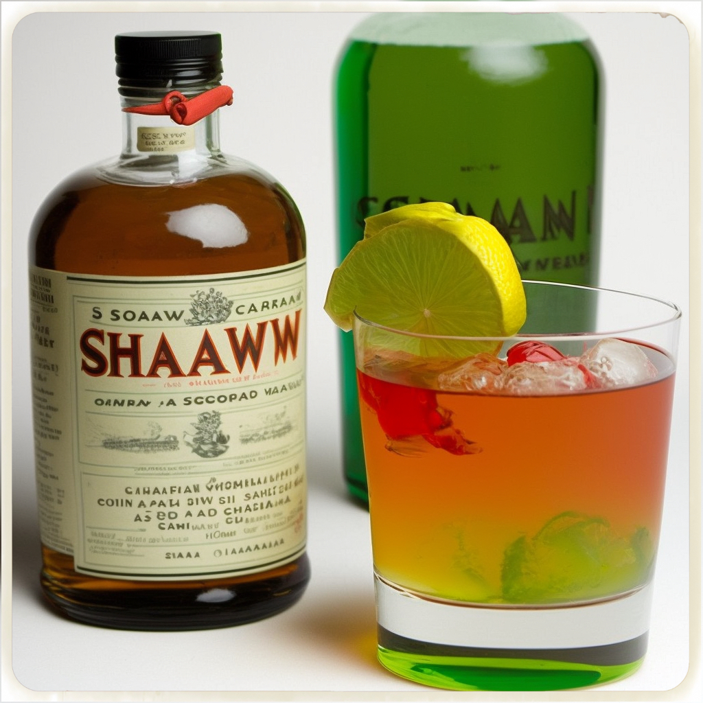 An AI-generated image of the Shaw's Craw Cocktail

